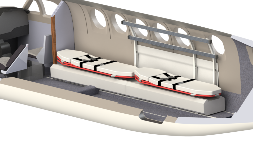 Medical Equipment Rack — King Air B200 & B300